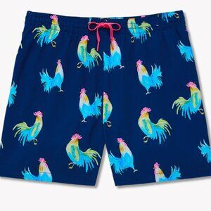 Chubbies Classic Men's Swim Trunk - The Fowl Plays NWT
